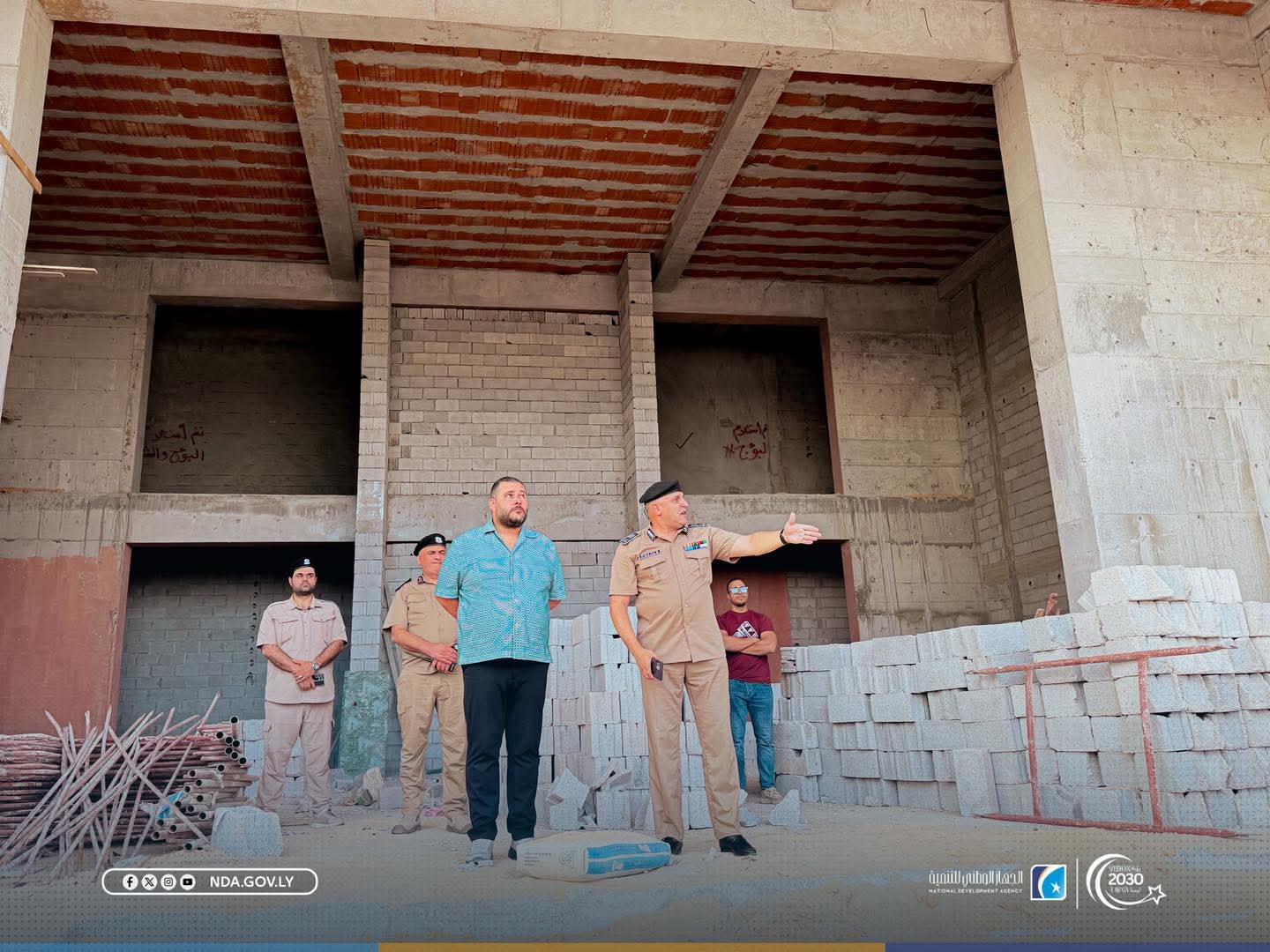 National Development Agency Chief Inspects New Sirte Security Directorate Building — photo 1