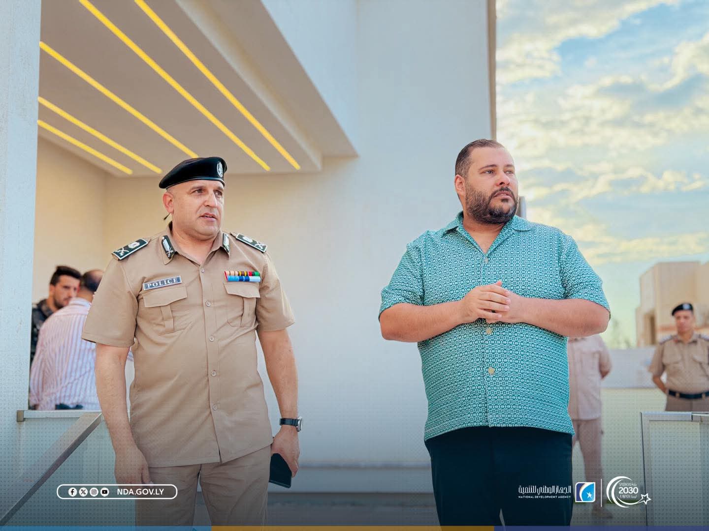 National Development Agency Chief Inspects New Sirte Security Directorate Building — photo 3