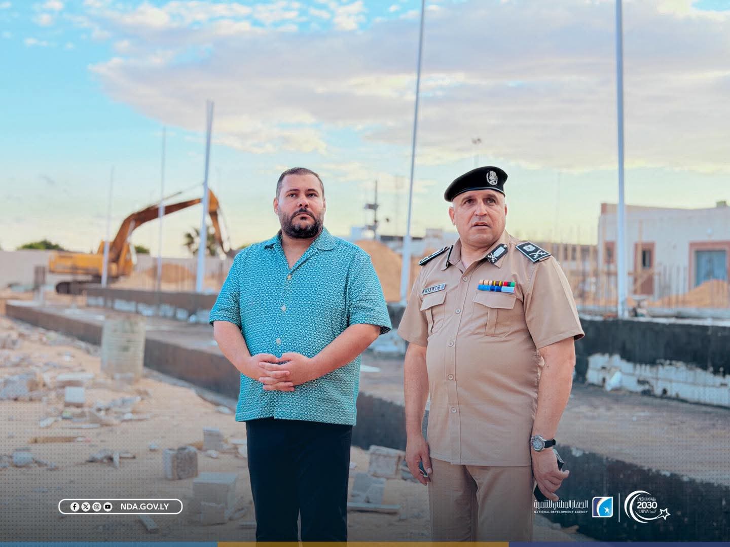 National Development Agency Chief Inspects New Sirte Security Directorate Building — photo 4