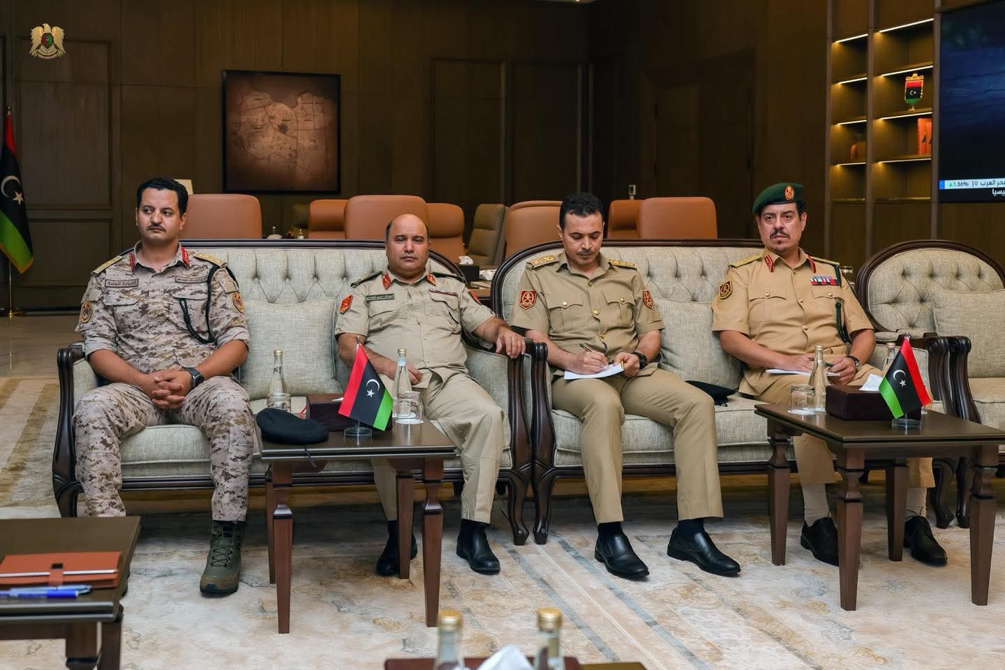Field Marshal Khalifa Haftar meets the Greek Ambassador to Libya and the Greek Consul General in Benghazi